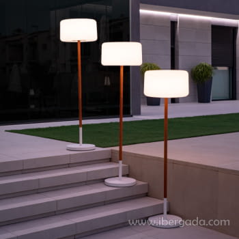 Lámpara de Pie Chloe Plant Madera (45x45x155)