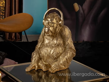 Figura Orangutan Music Oro