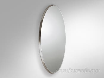 Espejo Aries Oval Plata (170x80) - 2