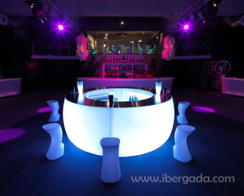 Barra de Bar Fiesta Curva 160 Light (160x60x115)