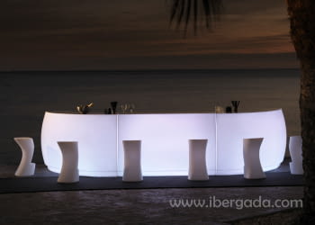 Barra de Bar Fiesta Recta 180 Light (180x60x115)