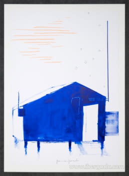 Cuadro Casa Azul (114x84)
