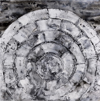 Cuadro Serpis-I Plata (150x150)