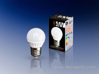 Bombilla LED E27 4W Luz Blanca